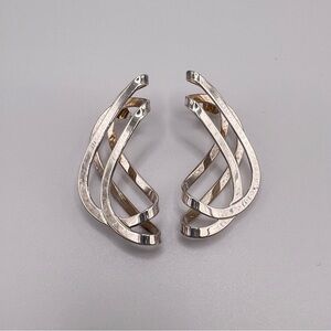 SILVER Spiral Earrings